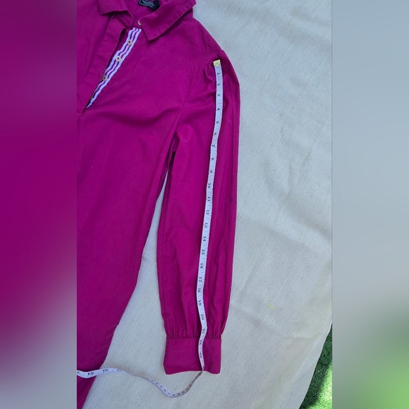 Vineyard Vines Long Sleeve Tunic Dress in Fuchsia - Picture 6 of 7